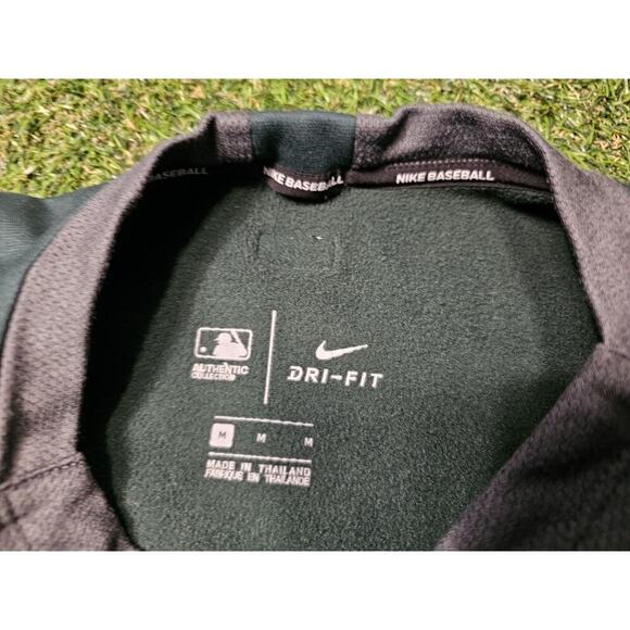 Nike Baseball Oakland Athletics A’s Dri-Fit Sweatshirt Official MLB Medium - Picture 4 of 7